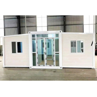 Maison capsule extensible Casa 20/40 pieds avec salle de bain et cuisine, maison préfabriquée