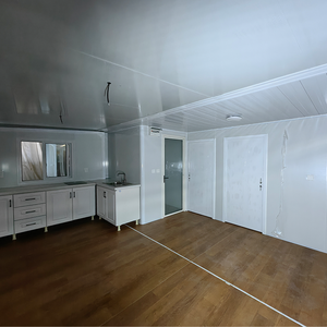 モダンラグジュアリー20フィートプレハブモジュラーコンテナハウス拡張可能2ベッドルームスチールとサンドイッチパネルから作られた小さな農家 - Product Image 3