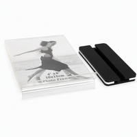 Cadre photo magnétique transparent double face en acrylique pour affichage sur bureau – Offre spéciale
