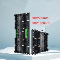 Armoire LED en aluminium moulé sous pression P3.91mm pour intérieur, écran LED de location, mur vidéo LED