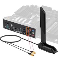 Antenne Wi-Fi 6E Wi-Fi 7 Tri-Bande Personnalisée 2.4G 5G 6G avec Base Magnétique RP-SMA à Gain Élevé pour Routeur de Bureau