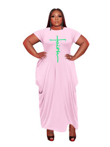 Vestido ceñido informal de manga larga para <span class=keywords><strong>mujer</strong></span>, <span class=keywords><strong>ropa</strong></span> de talla grande 5xl, verano, 2022 - Product Image 6