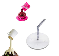 Personnaliser Offre Spéciale Decojoy Anti Gravité Gâteau Stand Structure Cadre Coulée Kit Avec gâteau Décoration Pailles