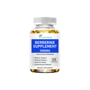 High Quality Berberine Capsules with Berberine HCI Metabolic Health Helps Gut Health Cardiovascular Wellness Appetite Balance - Product Image 1