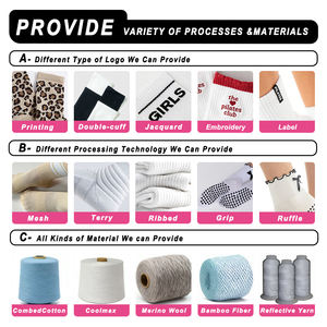 फ्लेक्स्ग्रिप उच्च गुणवत्ता वाली कस्टम विरोधी पर्ची फुटबॉल मोजे कपास प्रदर्शन की पकड़ तेजी से सूखे खेल फुटबॉल पकड़ मोजे - Product Image 6