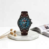 Montre-bracelet multifonctionnelle innovante avec mouvement Crazy Hour, boîtier de mouvement fiable, montre tendance, cadeau distinctif, montre à boîtier de mouvement