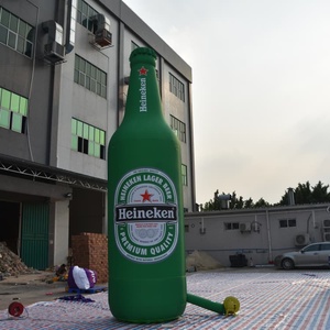 Réplique géante de bouteille de bière <span class=keywords><strong>Heineken</strong></span> gonflable, publicité promotionnelle personnalisée, affichage gonflable pour les marques de boissons/bars/événements - Product Image 3
