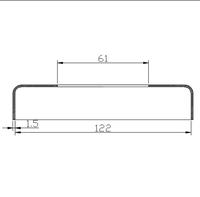 Grande couverture de bride bombée en acier inoxydable 304 robuste Walmetal, finition satinée, pour poteau de balustrade d'escalier de 60 mm, 125 mm, moderne