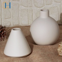 C & H Ensemble de diffuseurs de roseaux en céramique Parfum Loris lavande arôme d'huile essentielle longue durée désodorisant pour la maison pour Noël