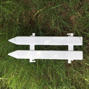 Porte d'arbre de noël <span class=keywords><strong>palissade</strong></span> en plastique DIY Micro-paysage Pots de plantes blanches bonsaï accessoires clôture de jardin - Product Image 2