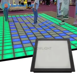 Supershow-Piste de Danse Interactive pour Jeu d'Activation Dmx, 30x30cm, Carreaux Lumineux pour Jeux pour Enfants