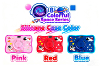 Nueva Tablet Infantil HD de 8 Pulgadas, Android 14, Pantalla Táctil Capacitiva, Procesador G+FF de Cuatro Núcleos, 2GB+16GB, 4 Colores, Wi-Fi, Funda de Silicona, Educativa