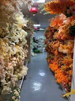 Arreglo Floral de Seda Realista Hecho a Mano Personalizable al por Mayor, Ramo para Pasillo, Decoración de Boda, Día de la Madre