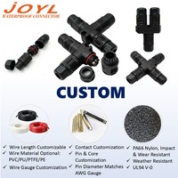 Connecteur étanche de type JOYL L20-T pour shunt de puissance, 30A 250V, 2-4 broches, IP67/IP68, pour applications extérieures de nouvelle énergie