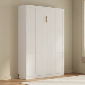 <span class=keywords><strong>Lit</strong></span> Murphy en bois Queen 85,66 pouces, <span class=keywords><strong>lit</strong></span> mural pliable pour gagner de la place, idéal pour les appartements, les chambres ou les hôtels - Product Image 2