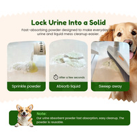 Poudre enzymatique Zero Gogo pour nettoyer les taches d'urine de chat sur surfaces dures à l'intérieur, nettoyage simple, contrôle des odeurs