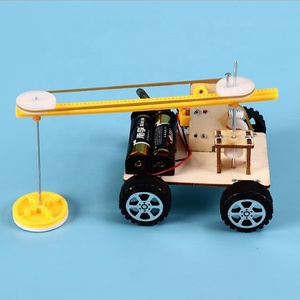 <span class=keywords><strong>Robot</strong></span> balayeur pour enfants, <span class=keywords><strong>jouet</strong></span> en <span class=keywords><strong>bois</strong></span>, bricolage, balayeuse artisanale, jouets éducatifs, technologie, nouveau - Product Image 3