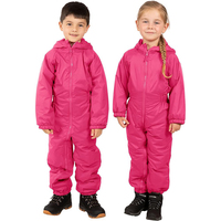 Combinaison de pluie imperméable à capuche pour enfants, rembourrée, facile à mettre et à enlever, lavable en machine, 5K Drip Drop Outdoor