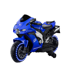 Motocicleta para niños de nuevo estilo, coches de paseo, motocicletas con rueda eléctrica, Material plástico, batería de Motor de juguete todoterreno - Product Image 3