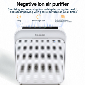 <span class=keywords><strong>Purificateur</strong></span> <span class=keywords><strong>d</strong></span>'<span class=keywords><strong>air</strong></span> intelligent avec application Tuya, filtre HEPA et ioniseur négatif, stérilisation à 99,9 %, pour chambre de bébé, salon, maison et bureau - Product Image 1