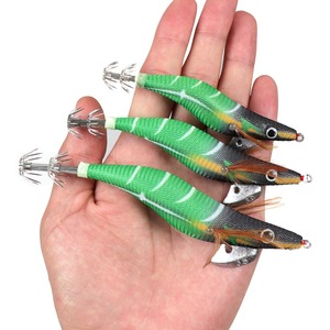 Mồi câu tôm phát sáng toàn thân 2.5 3.0 3.5 câu cá biển mồi câu mực câu cá chép làm bằng nhựa ABS và kim loại - Product Image 3