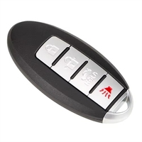 Clé intelligente Xhorse à 4 boutons XSNIS2EN, télécommande universelle sans fil pour voiture, compatible avec l'outil VVDI 2