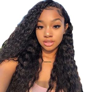 13X6 Deep Wave Transparent Lace Frontal Wig Raw Cambodian <b>Hair</b> Hd Lace Wigs Cheveux Naturels Perruques Glueless Full Hd Lace Wig - Product Image 1