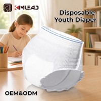 Pañales Desechables Personalizados Kimlead para Adolescentes, Transpirables, para Niños Mayores con Enuresis o Incontinencia, OEM, Marca Privada, Venta al Por Mayor
