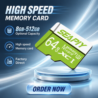 Kartu Memori TF 16GB Kecepatan Tinggi Kelas 10 U1/U3/V30/A1/A2 untuk Kamera, Pemantauan Kendaraan, Keamanan