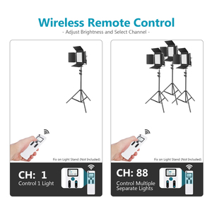 <span class=keywords><strong>Neewer</strong></span> Kit d'éclairage vidéo à panneau <span class=keywords><strong>LED</strong></span> avancé 660 à 2 unités, photographie à intensité réglable avec télécommande sans fil 2,4 G pour la prise de vue en studio - Product Image 5