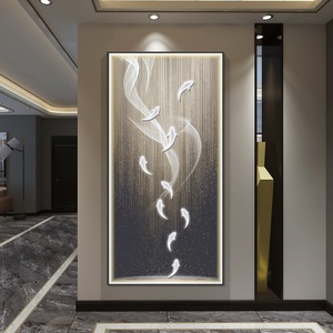 Pintura Decorativa Personalizada para Pared, Decoración Moderna y Sencilla para el Hogar, Pintura de Porcelana de Cristal - Product Image 1