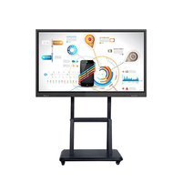 Pantallas Interactivas LCD DLED Cintoe de 65'', 75'' y 86'' con Android 13, Tecnología Air Bonding, Táctil IR, TV Corporativa para Conferencias y Educación