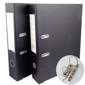 YY57 3 Inch PVC PP Paper Lever Arch File <b>Plastic</b> Clip Board Metal <b>Edge</b> Protectors Customized logo Printing in Spine - Product Image 2
