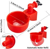 Super Promo Abreuvoir Automatique pour Poulets, Canards, Oiseaux et Dindes - Gamelle d'Eau