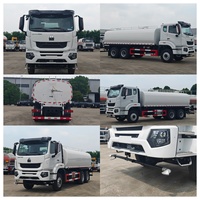 Camions-citerne à eau SINOTRUK HOMAN 6x4 LHD 260HP 20CBM Euro3 YUCHAI Diesel à vendre