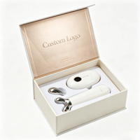 Boîte magnétique personnalisée avec insert en mousse de velours pour ensemble d'instruments de beauté, boîte cadeau en papier, emballage de luxe pour appareil de soin du visage