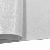 Feutre adhésif blanc 100% polyester PET non tissé, poids moyen, résistant aux taches, respirant, imperméable et écologique