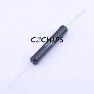 Resistencia de Orificio Pasante HVLR5208F500MK9, Componente de Orificio Pasante (THT), Película Gruesa de D9.5xL52mm, 500mOhm, 1%, 15kV - Product Image 1