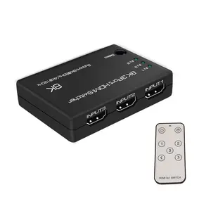 Switch HDMI a 3 porte 8K 3 In 1 Out 4K @ 120Hz 8K @ 60Hz HDMI 2.1 Switcher HDMI 3x1 Splitter HDR UHD VRR per PS5 XBOX Series X 8K TV