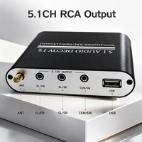 Decodificador de Audio Dolby Digital DTS 5.1CH, Receptor HDMI ARC, Adaptador Óptico Coaxial a RCA para Sistema de Audio Doméstico
