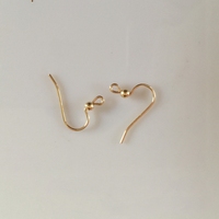 Bijoux En Or Boucle D'oreille Crochets Offre Spéciale 3mm S FORME Oreille Crochets