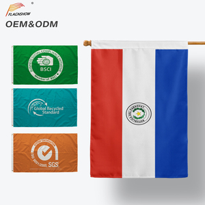 Bandera de <span class=keywords><strong>Paraguay</strong></span> Personalizada Barata, Impresión Impermeable a Doble Cara, 90x150cm, Poliéster, 3x5 pies, para Diferentes Países - Product Image 1