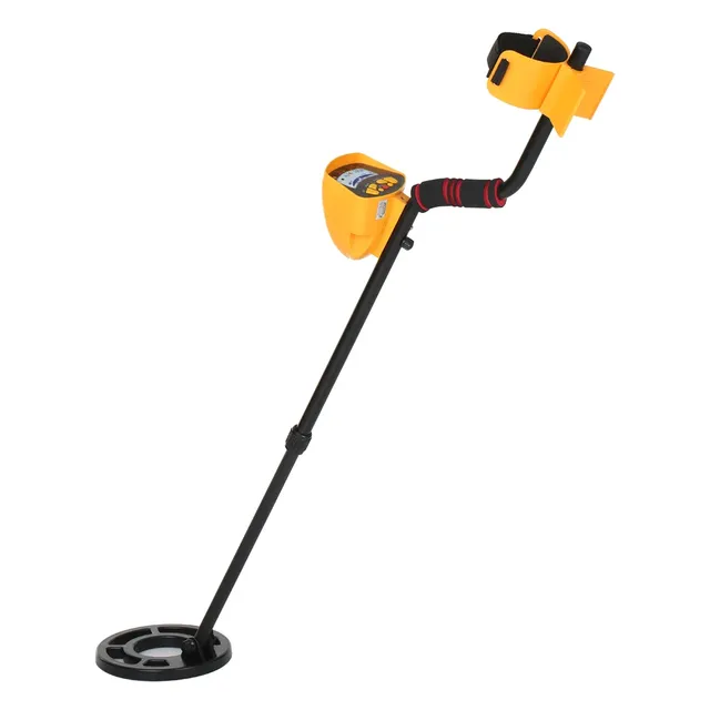 High Sensitivity Underground Metal Detector with Waterproof Search Coil Backlit LCD Display