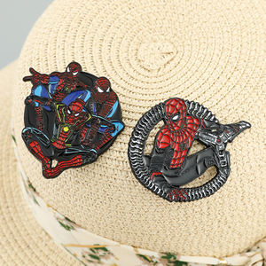 Broche en métal de Style Anime Marvel Cosplay Spiderman <span class=keywords><strong>Peter</strong></span> <span class=keywords><strong>Parker</strong></span> Super Hero vêtements accessoire pour Fans de Marvel cadeaux - Product Image 6