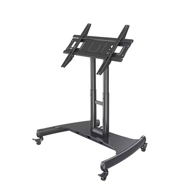 NBJOHSON Flat Panel 32"-70" TV Bracket Floor Display Stand 0-90 Degree Flip up Modern TV Stands