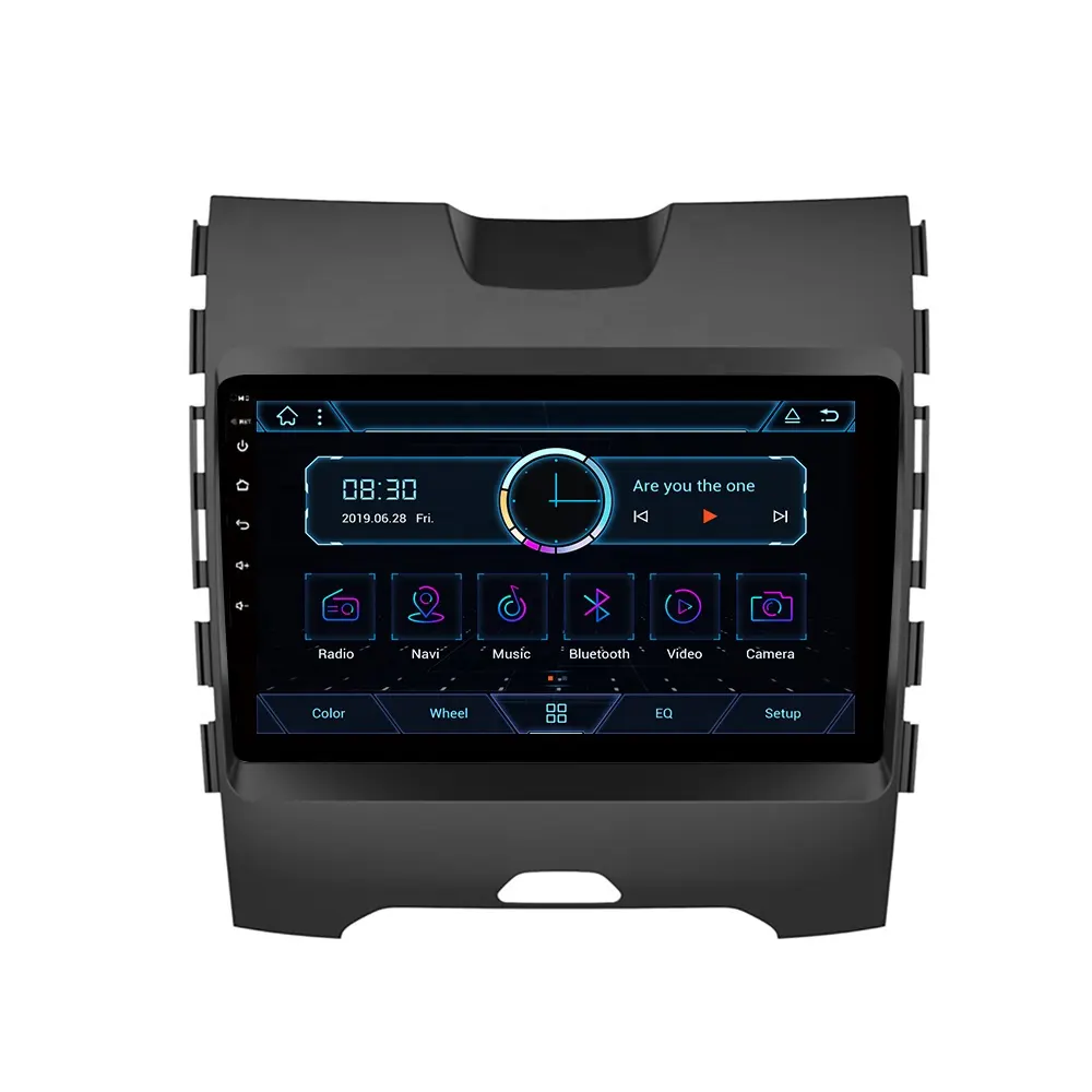 Octa Core PX6 Android Voiture Vidéo Pour 2015 BORD <span class=keywords><strong>Ford</strong></span> <span class=keywords><strong>Commande</strong></span> Vocale 4 + 64G Auto <span class=keywords><strong>Radio</strong></span> Avec Google carte FM RDS AHD DSP