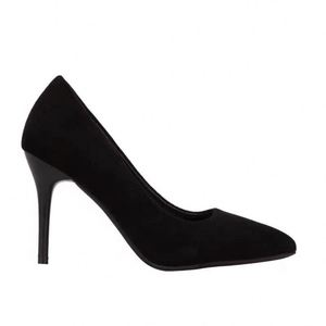 Escarpins classiques noirs à bout pointu et talons aiguilles pour femmes – Chaussures de bureau professionnelles confortables pour cérémonies - Product Image 3