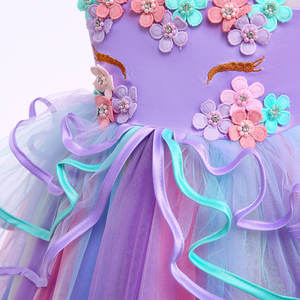 Mazon-vestidos de <span class=keywords><strong>princesa</strong></span> para niñas, ropa de verano, nicorn - Product Image 4