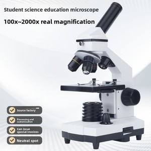 Microscopio Monoculare per Bambini 100-2000X, per Esperimenti Scientifici e Osservazione di <span class=keywords><strong>Flora</strong></span> e <span class=keywords><strong>Fauna</strong></span>, Microscopio ad Alta Definizione - Product Image 2