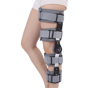 Réglable taille unique ROM genouillère orthopédique médical genouillère stabilisateur avec sangle de <span class=keywords><strong>protection</strong></span> SBR <span class=keywords><strong>mousse</strong></span> genouillères - Product Image 3